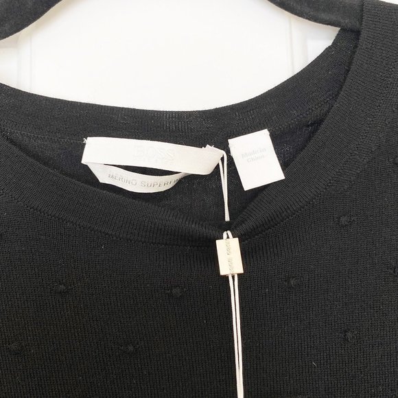 Hugo Boss Fineen Dot Jacquard Sweater NWT Medium - Picture 6 of 9